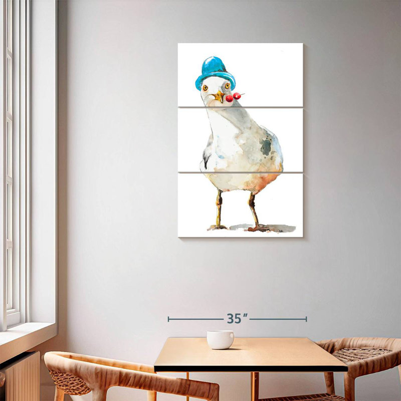 Brampt Silly Seagull, 57" H x 36" W