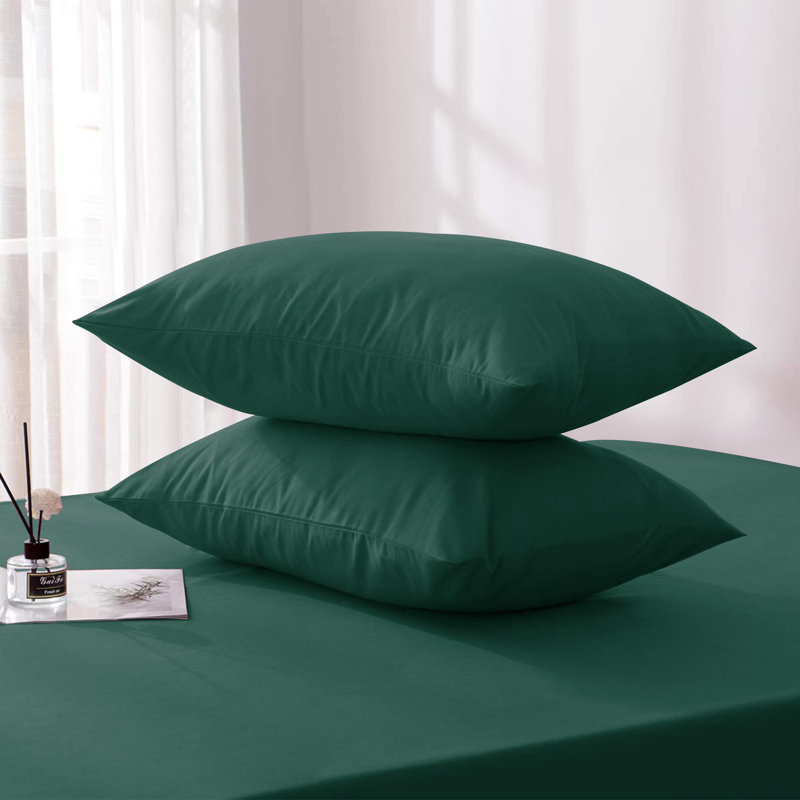 Jaramiah Super Soft Plain Microfiber PillowCase, Emerald