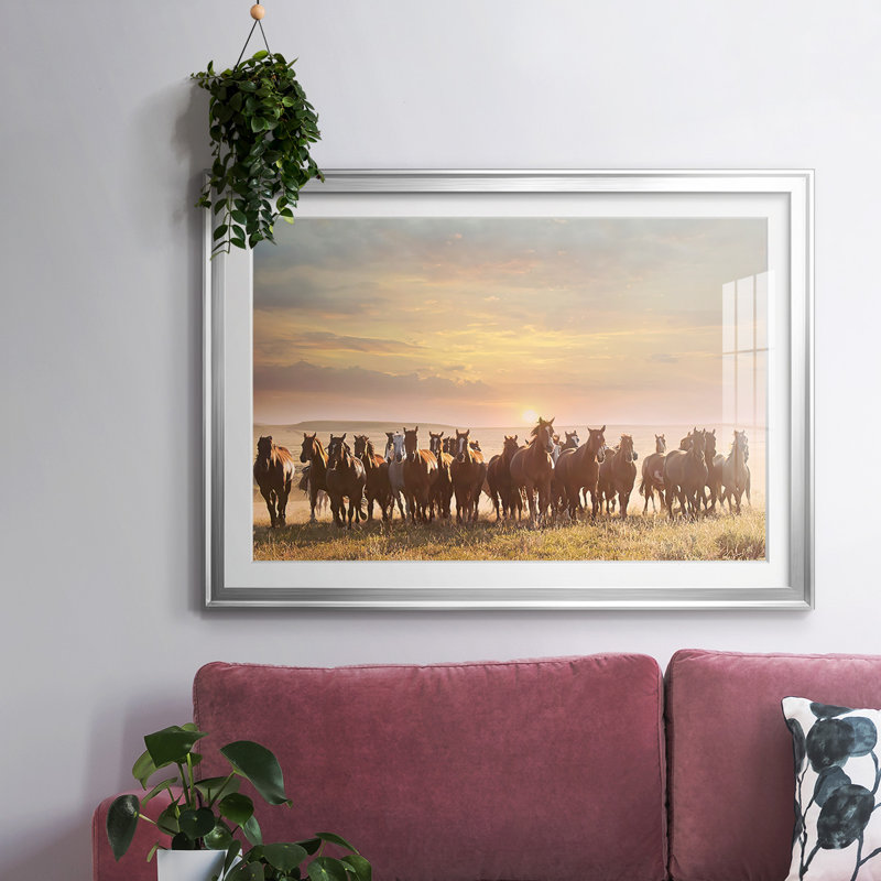 Horse Motion I, Argent, H 15 po x l 21 po x P 1,5 po