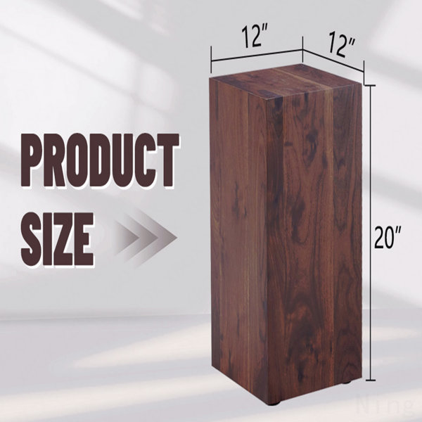 Latitude Run® 16*16*16 Inch Walnut Wood Grain MDF Coffee Table ...