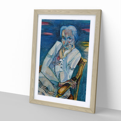 Rosa Schapire by Walter Gramatte - Picture Frame Painting