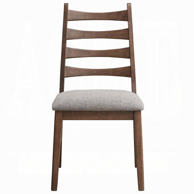Ensemble de 2 chaises de salle à manger rembourrées en bois massif durable