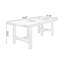 Bureau rectangulaire en bois massif brun clair-24629417