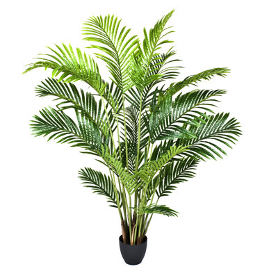 Artificial Areca Phoenix Palm Tree in Black Pot
