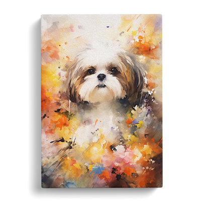 Shih Tzu Abstract - No Frame Print