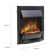 Dimplex Clement Optiflame Inset Flame Effect Electric Fire with Logs ...
