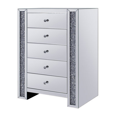 Commode décorative 5 tiroirs Alianny
