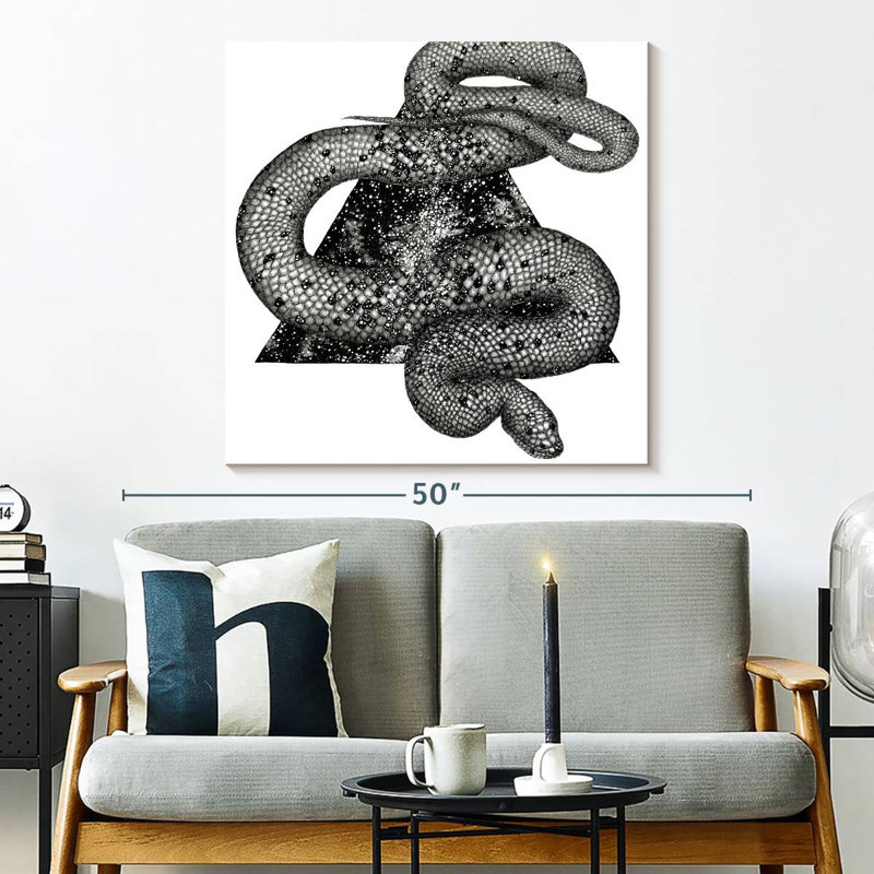 Brampt Cosmic Snake, 33" H x 33" W