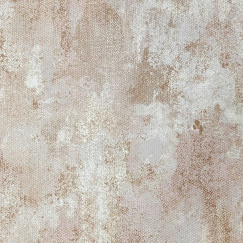 Industrial Distressed Stains Pattern White Rust Brown Bronze Wallpaper