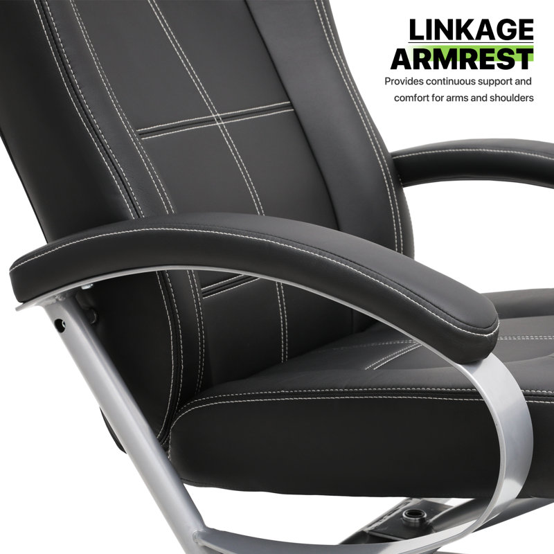 Recliner Upholstered Video Gaming Chair with Ottoman