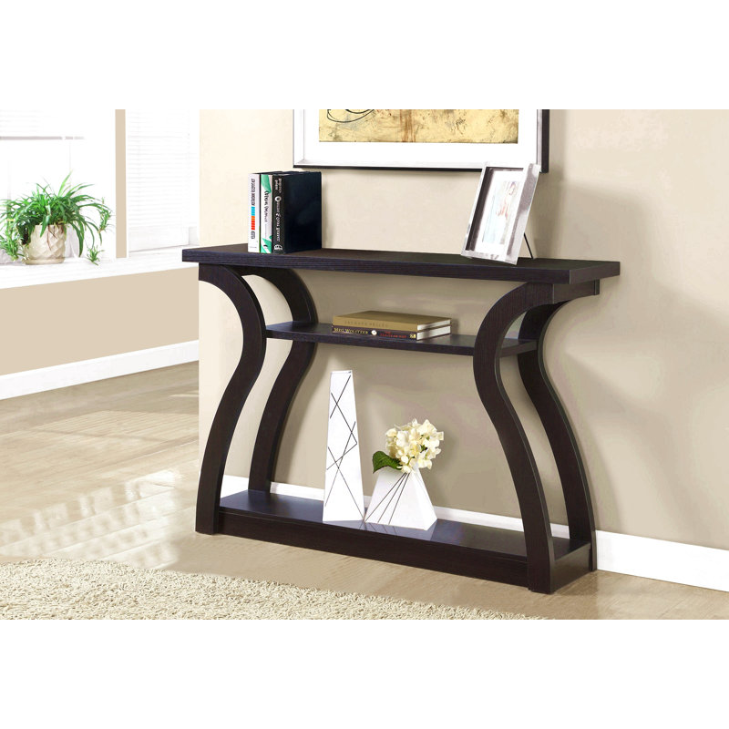 Accent Table, Console, Entryway, Narrow, Sofa, Living Room, Bedroom, Espresso