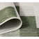 NICOLE MILLER NEW YORK Patio Country Ombre Chevron Outdoor Area Rug, Green/Cream