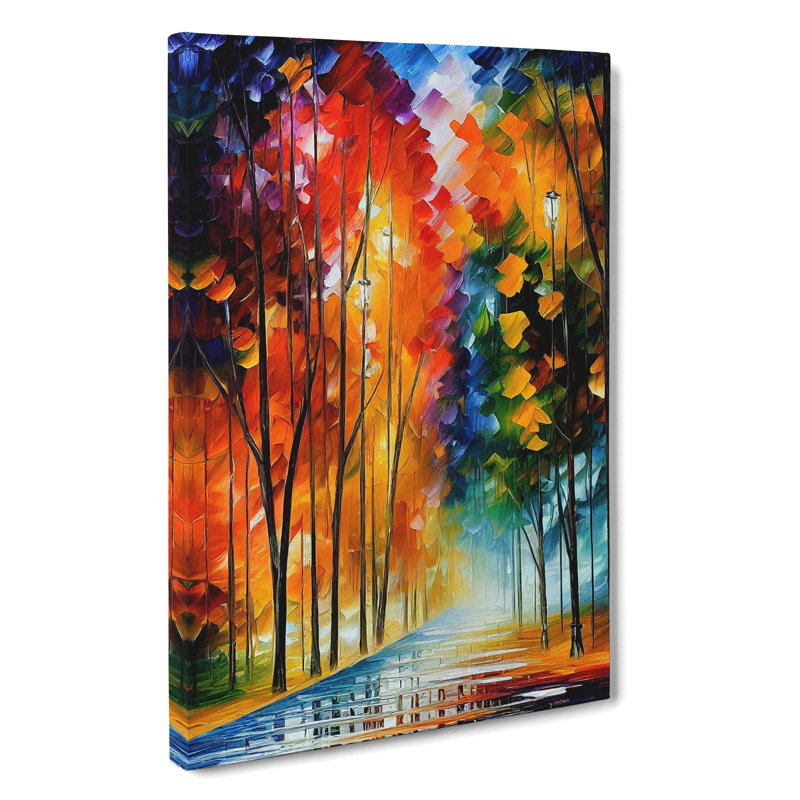 Woodland Forest In Colour No.5 - Wrapped Canvas, 60cm H x 40cm W x 3cm D