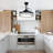 42" Modern Nest-Style  Ceiling Fan With 3 Colors Led Light, 3 Speeds, Timer, Mute Motor