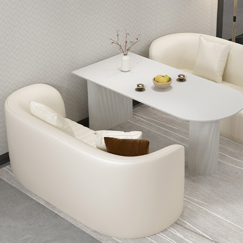 Canapé de café de style simple Mathijs, H 29,5 po x l 55 po x P 27,5 po