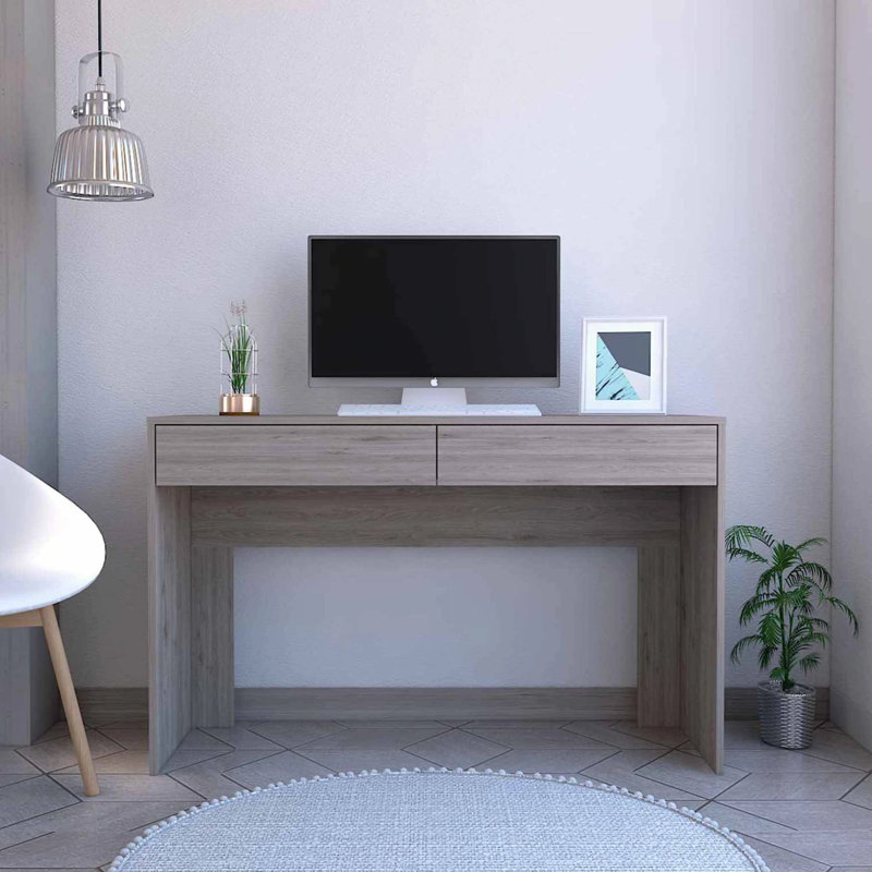 Tampa 47" Wide Computer Desk, Ash Grey