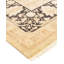 Tapis traditionnel ivoire / sable / noir noué à la main de conception unique 8 pi 4 po x 10 pi 6 po Keller