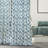 Gingras Coastal Leaf Cascade Printed Cotton Room Darkening Curtains - Single Panel-1753917767-1753917784
