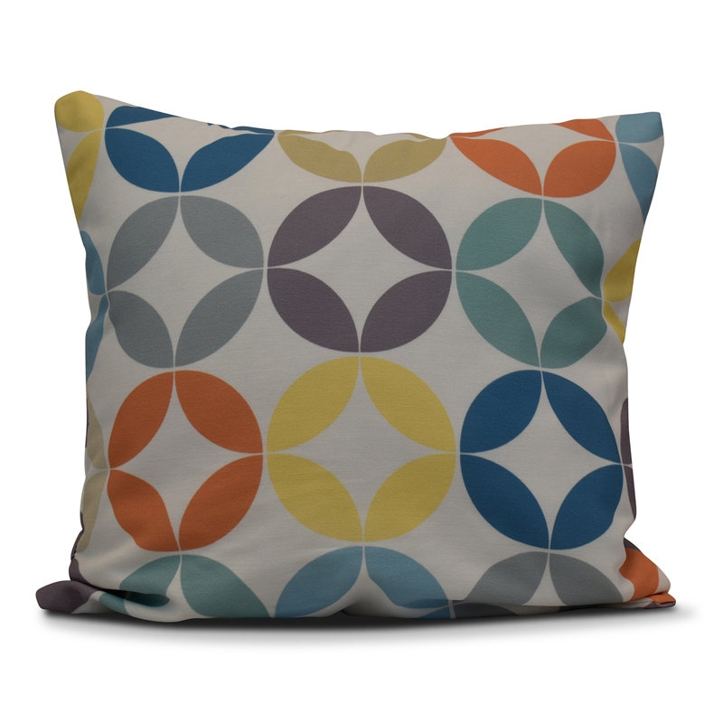 Housse et insert de coussin pour l'extérieur Funky Junky, H 18 po x l 18 po, Lavande
