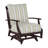 Croquet Aluminum Spring Lounge - Mahogany-93646216-70085676-63331000