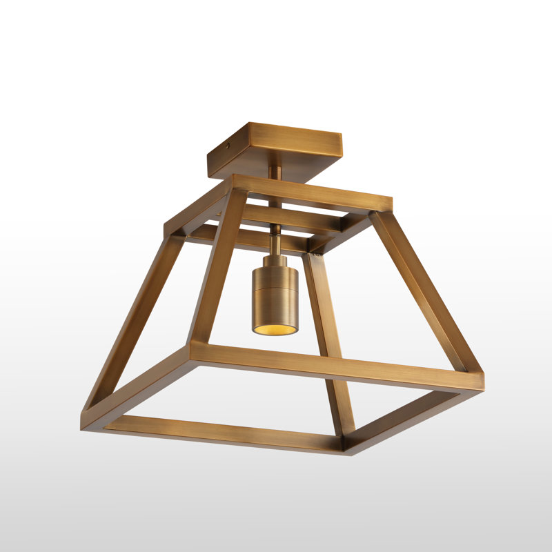 1 - Light LED Caged Pendant