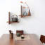 Tablette murale flottante en bois massif