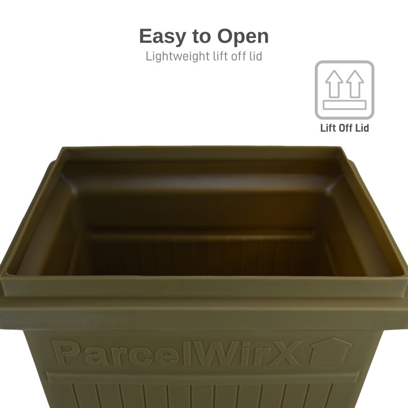 RTS Home Accents Plastic Package Drop, Oak