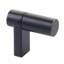 Emtek Select Cabinet Finger Pull 1-1/2in, Rectangular Stem & Knurled Pull, Satin Nickel-1696706938