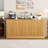 59'' Fluted 4-Door Sideboard Buffet Cabinet With Storage For Kitchen, Living Room-112431190