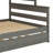 Wooden Twin Over Full Bunk Bed With A Pull-Out  Bed-1252185084