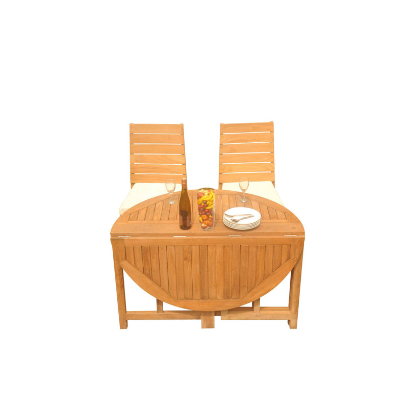 Outdoor 5 - Piece Teak Dining Set