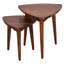 Ensemble de 2 tables gigognes rectangulaires Harstad - Tables d'appoint Mid-Century modernes