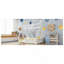 Lit simple simple avec lumière, lit surélevé avec clôture et toit pour enfants garçons filles, blanc-564263905-564263904