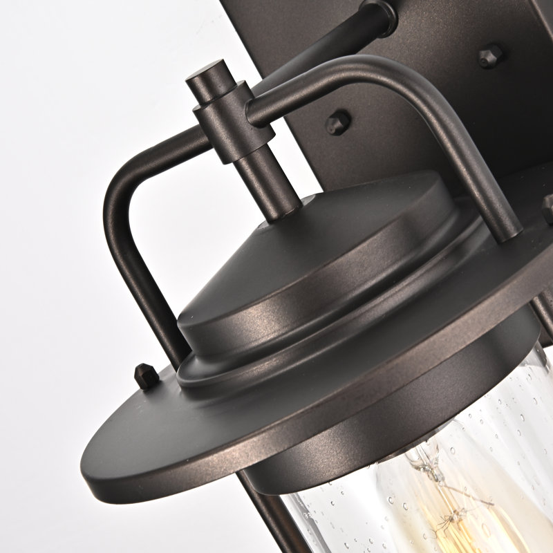 Bowerman Steel Wall Light, Rubbed Bronze