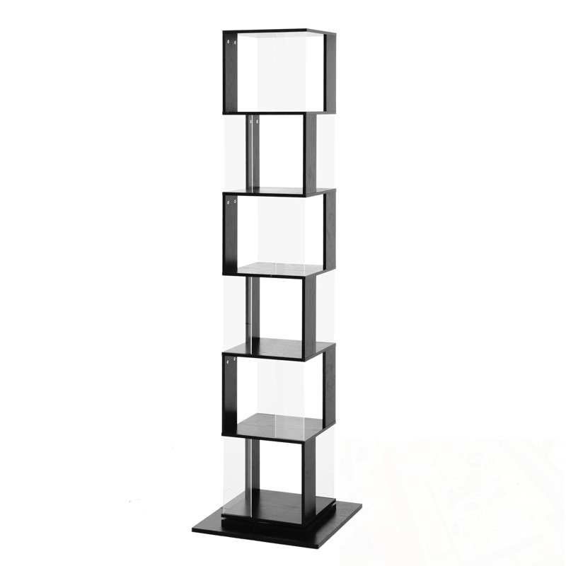 6 tier Rotating Bookshelf with sturdy base