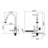 Pull-Down Kitchen Faucet With Side Sprayer & Built-In Cleaning Brush, 3 Spray Modes High-Arc Sink Faucet-122794888