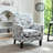 Patterned Polyester Blend Armchair