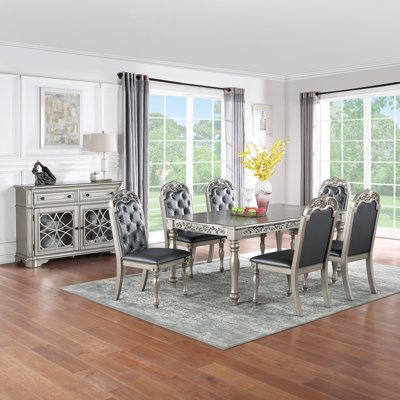 Keary Solid Wood Dining Table