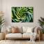 «Botanical Hostas», art mural en métal vert-282862792