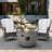 Wicker 2 - Person Patio Conversation Sets With Fire Pit Table