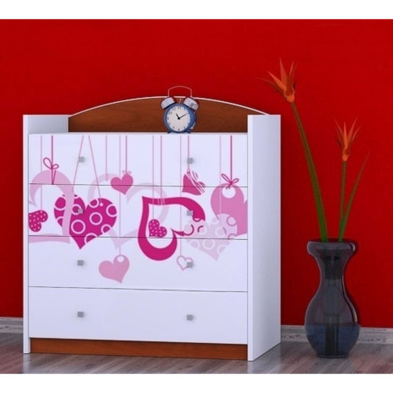 Newson Kids 4 - Drawer Chest, Brown