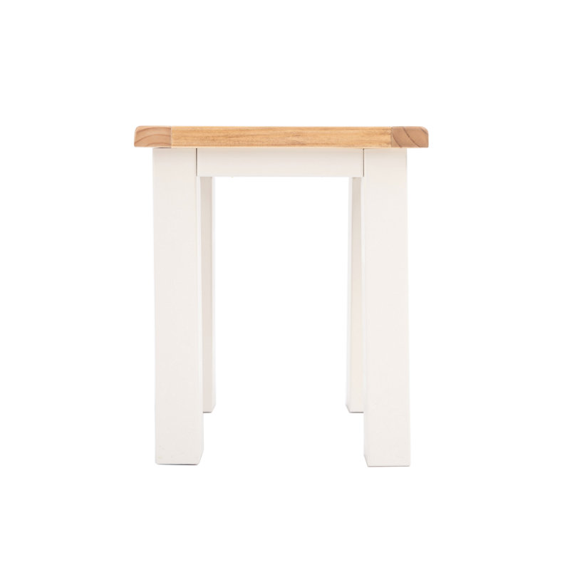 Pompey End Table, Waxed Pine