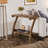 End Table Set Of 2, Solid Wood 2-tier Sofa Side Table
