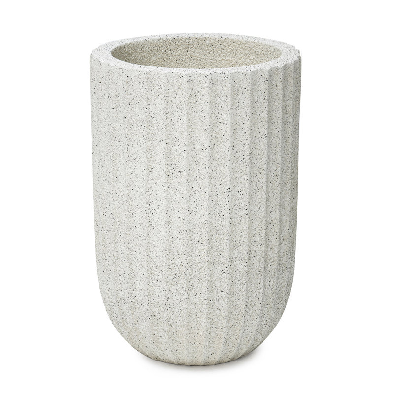 Pot à fleurs Ticuta 24 po, Beige
