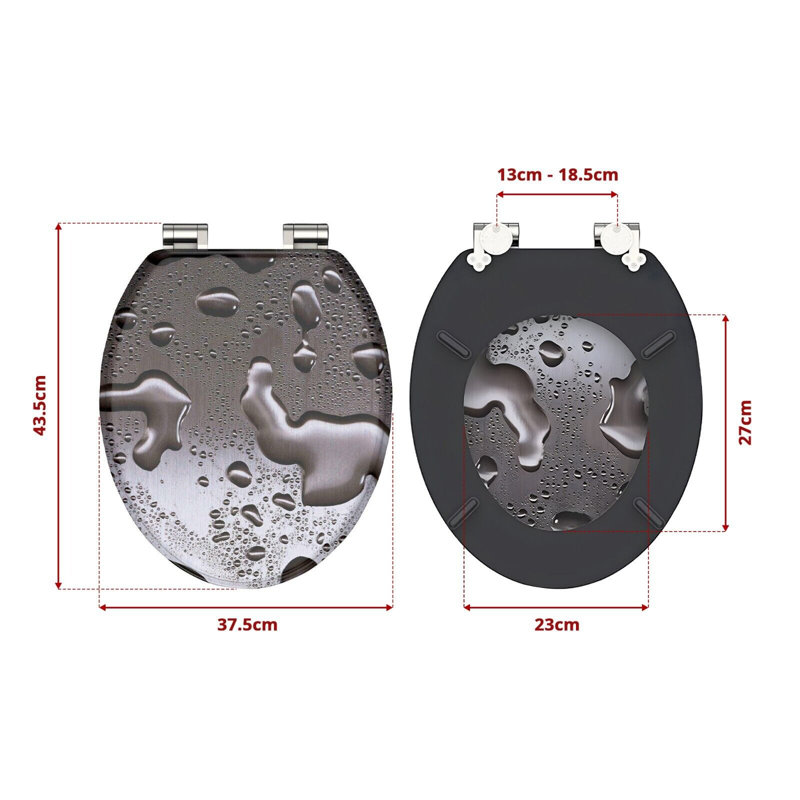 Oval Hard Toilet Seat