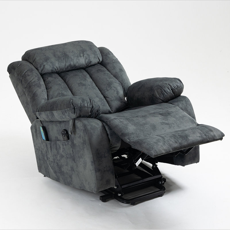 Recliners Lift Chair Relax Sofa Chair Livingroom Furniture Living Room Power Electric Reclining for Elderly, Gray