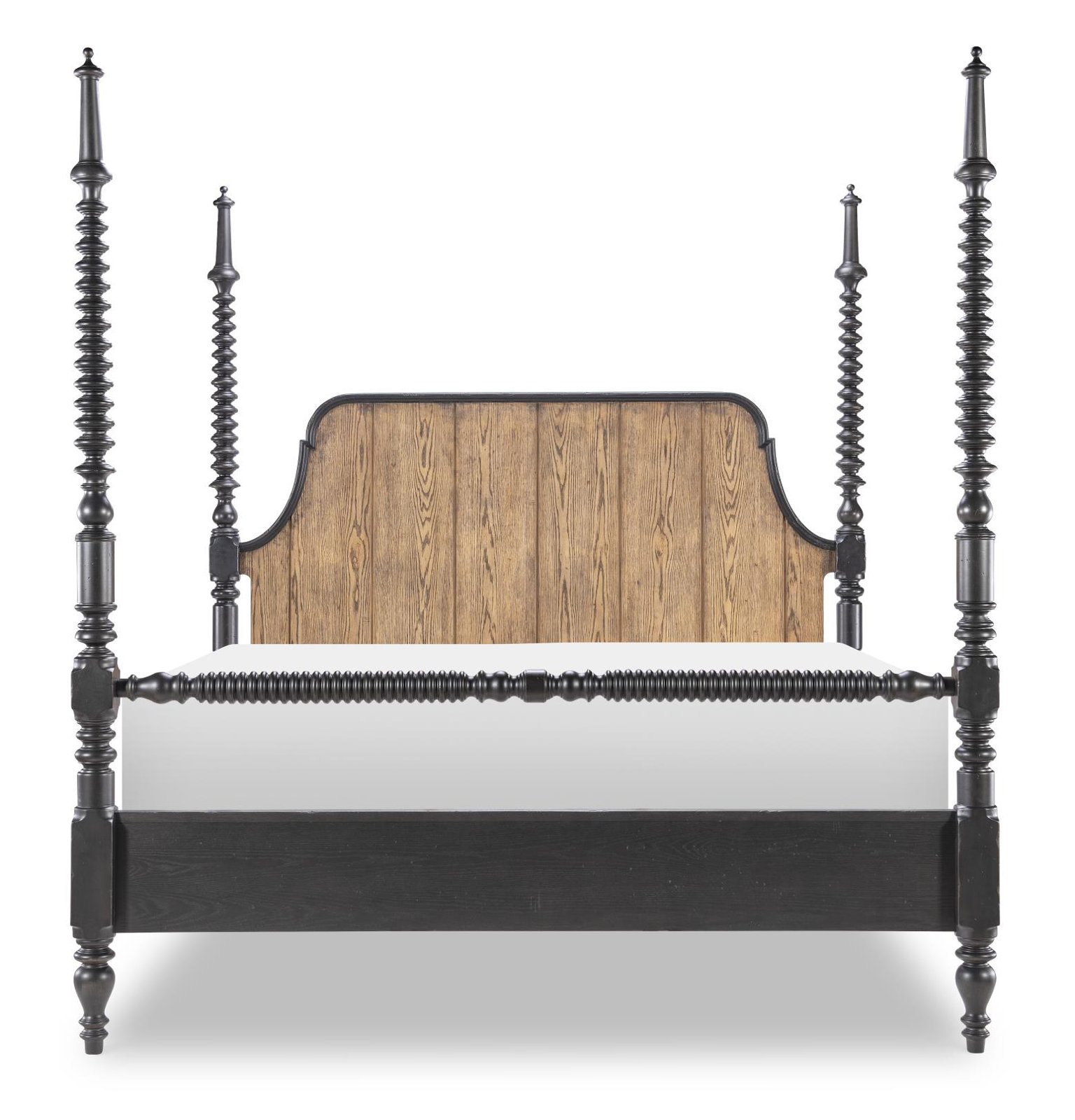 Country Living Spindle Oak Bed, Queen