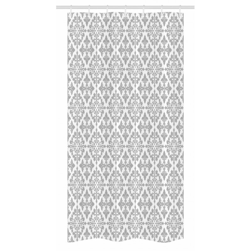 Floral Shower Curtain with Hooks Included, 36" W x 72" L