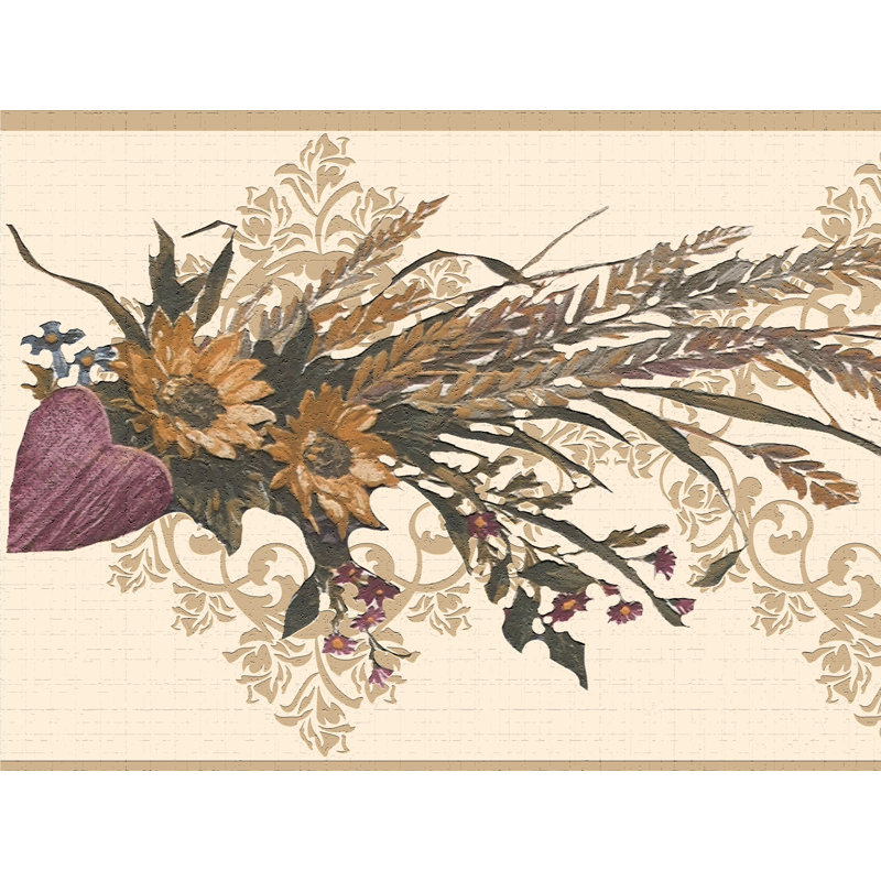 Peel & Stick Floral Border