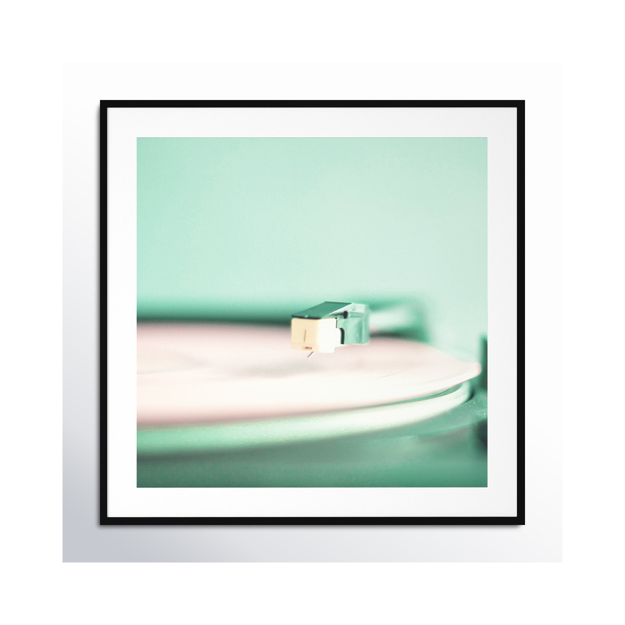 Analogue by Caroline Mint, 41.25" H x 41.25" W x 0.88" D, Black